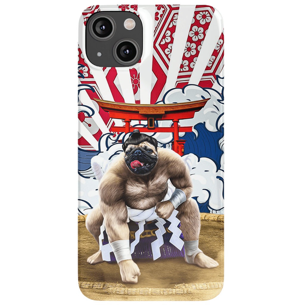 Funda para móvil personalizada &#39;El luchador de sumo&#39;