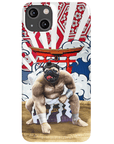 Funda para móvil personalizada 'El luchador de sumo'