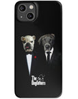 Funda personalizada para teléfono con 2 mascotas 'The Dogfathers'