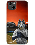 Funda para móvil personalizada 'El jugador de béisbol'