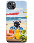 Funda para móvil personalizada 'El perro de la playa'