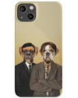 'The Woofice' Funda personalizada para teléfono con 2 mascotas