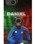 Funda para móvil personalizada 'Italia Doggos Soccer'