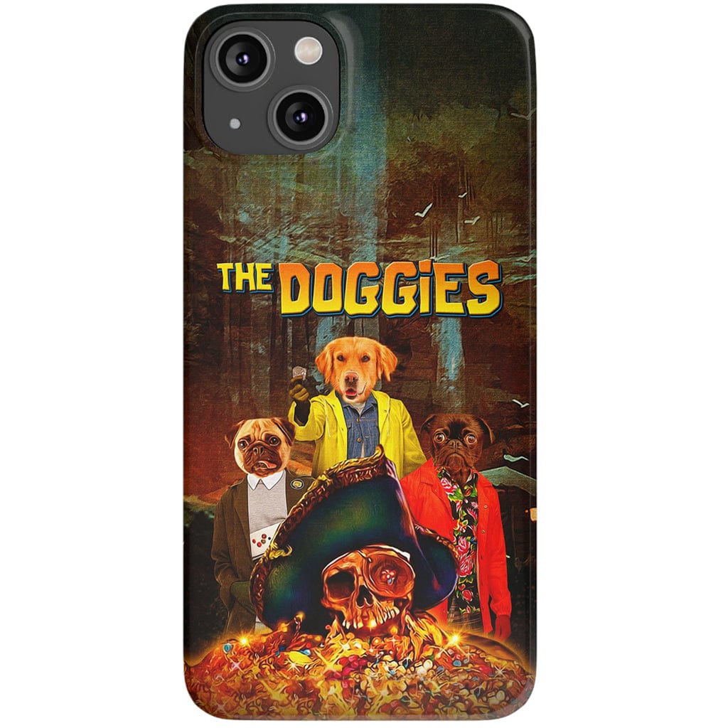 &#39;The Doggies&#39; Funda personalizada para teléfono con 3 mascotas