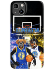 Funda personalizada para teléfono con 2 mascotas 'Golden State Doggos'