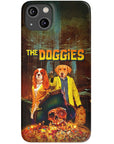 Funda personalizada para teléfono con 2 mascotas 'The Doggies'