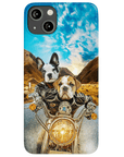 'Harley Wooferson' Funda para Móvil Personalizada con 2 Mascotas