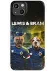 Funda personalizada para teléfono con 2 mascotas 'Scotland Doggos'