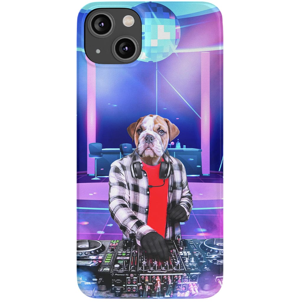 Funda para móvil personalizada &#39;El DJ masculino&#39;