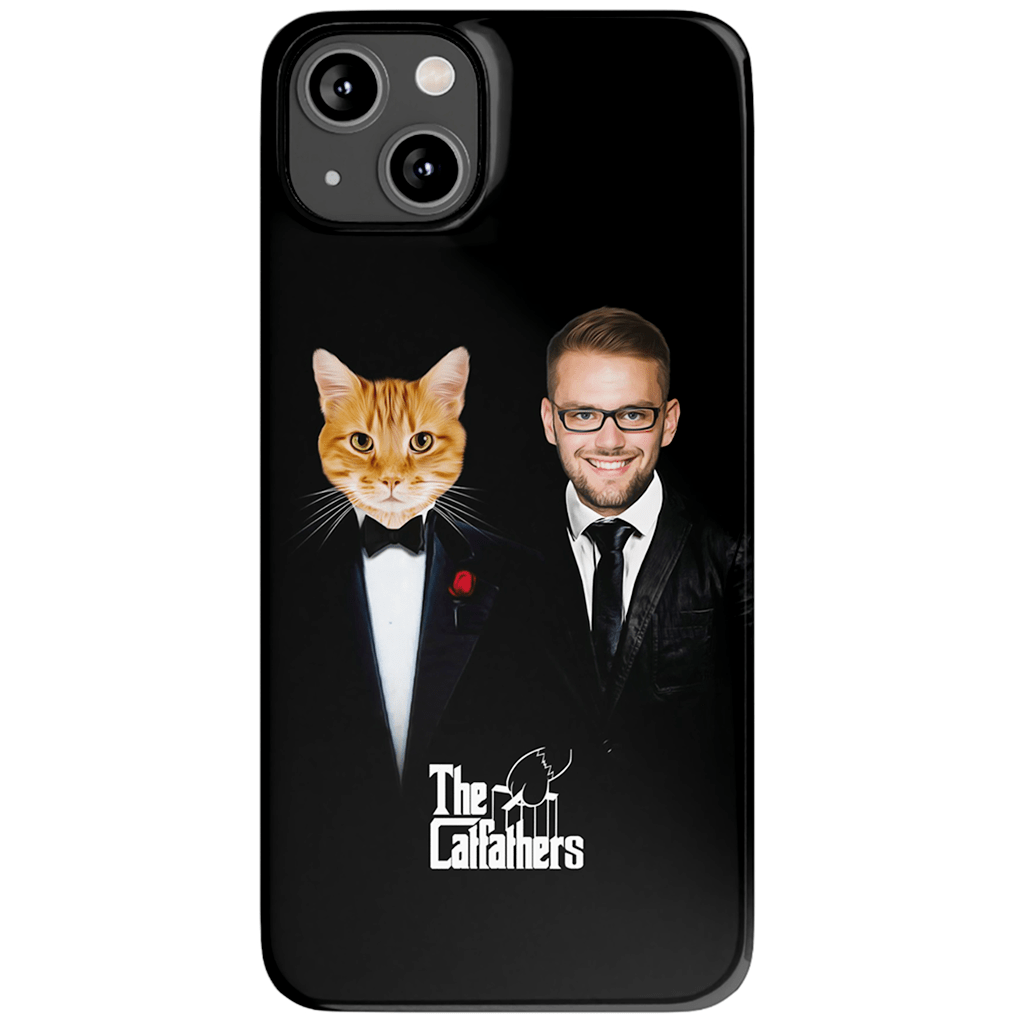 Funda para móvil personalizada &#39;Los Padres Gatos&#39;