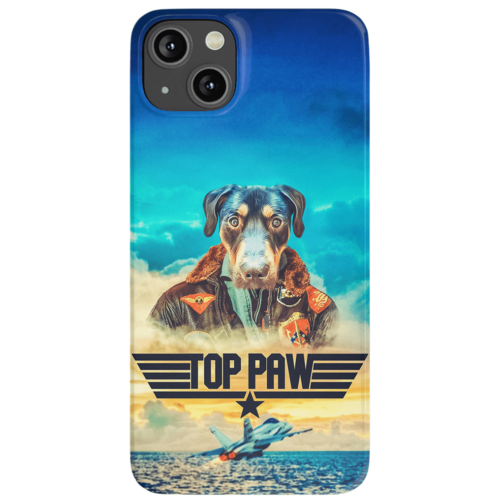 Funda para teléfono personalizada &#39;Top Paw&#39;