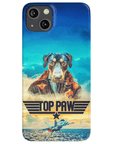 Funda para teléfono personalizada 'Top Paw'