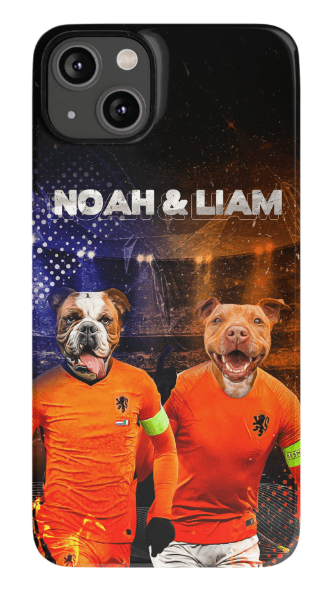 Funda personalizada para teléfono con 2 mascotas &#39;Holland Doggos&#39;