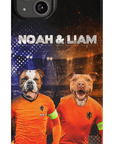 Funda personalizada para teléfono con 2 mascotas 'Holland Doggos'