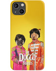 Funda personalizada para teléfono con 2 mascotas 'The Doggo Beatles'