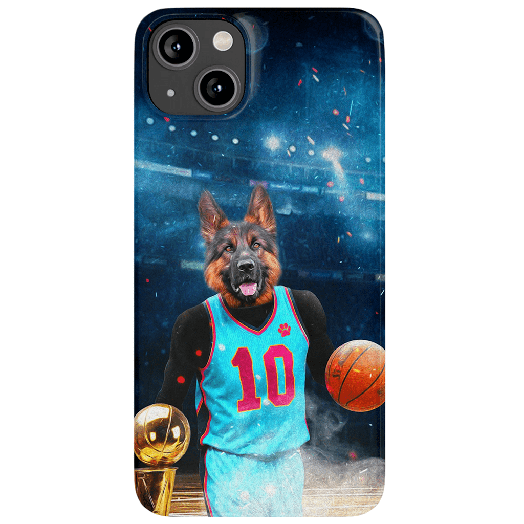 Funda para móvil personalizada &#39;El jugador de baloncesto&#39;