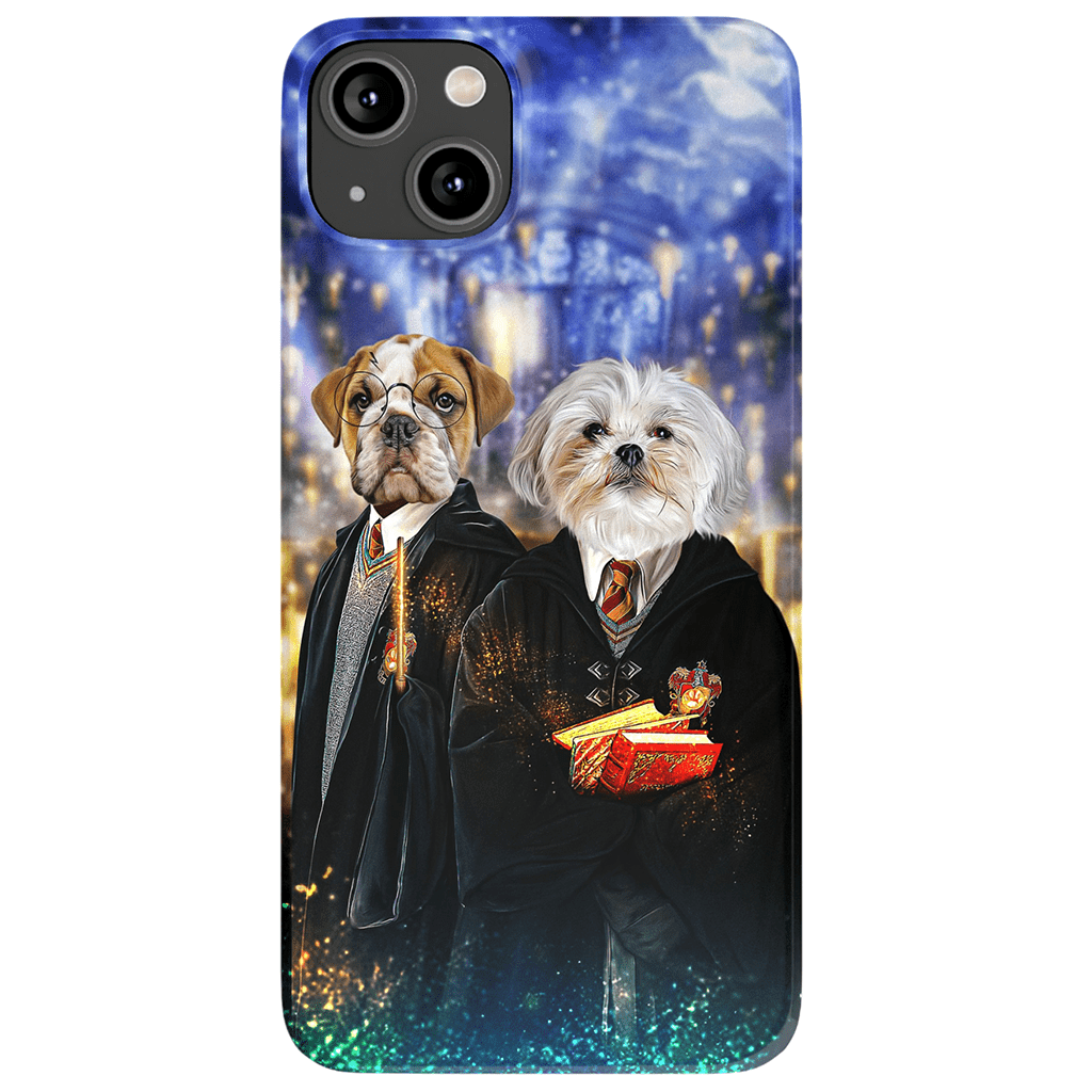 &#39;Harry Doggers 2&#39; Funda personalizada para teléfono con 2 mascotas