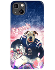 Funda personalizada para teléfono con perro 'New England Doggos'