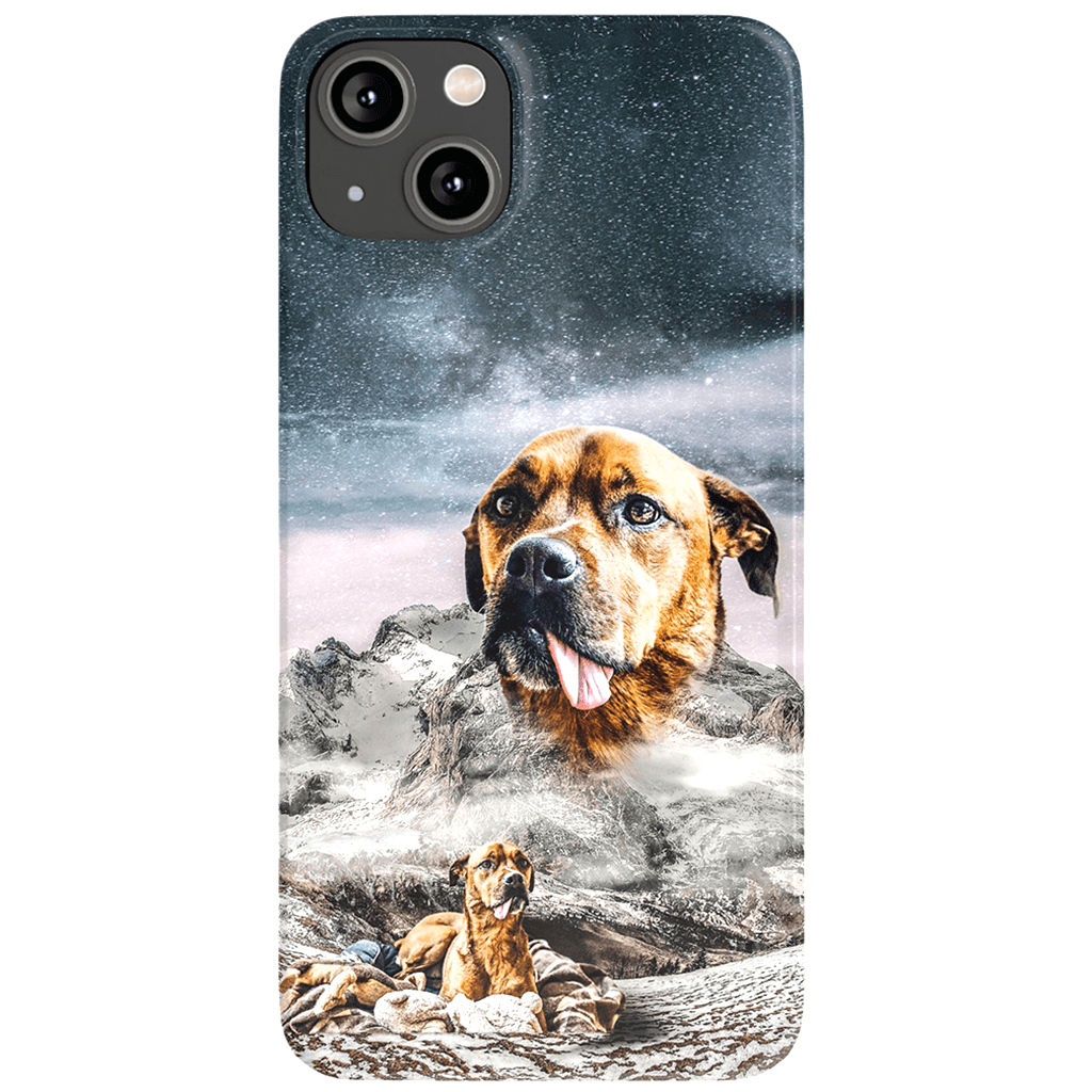 Funda para teléfono personalizada &#39;Majestic Snowy Mountain&#39;