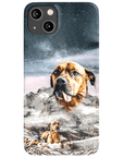 Funda para teléfono personalizada 'Majestic Snowy Mountain'