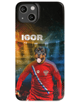 Funda para móvil personalizada 'Russia Doggos Soccer'