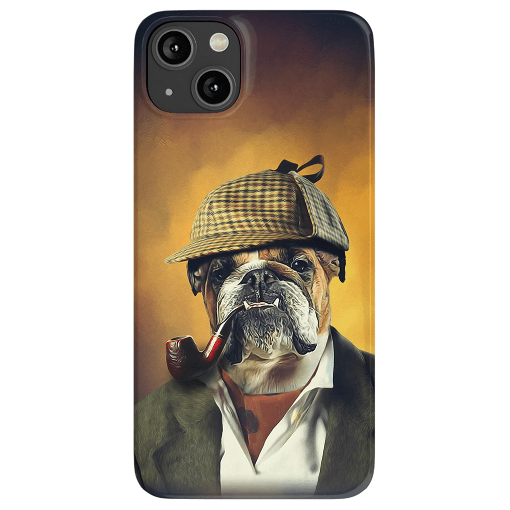 Funda para móvil personalizada &#39;Sherlock Doggo&#39;