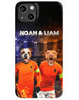 Funda personalizada para teléfono con 2 mascotas 'Holland Doggos'