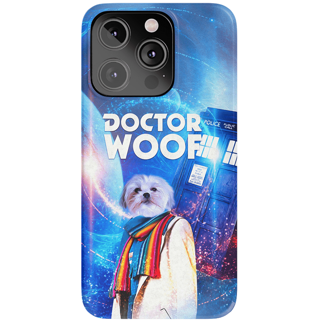 &#39;Dr. Funda de teléfono personalizada Woof (mujer)