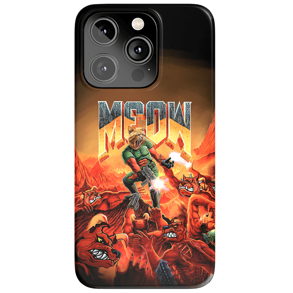 Funda para móvil personalizada &#39;Miau&#39;