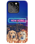 Funda personalizada para teléfono con 2 mascotas 'Doggos of New York'