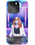 Funda para móvil personalizada 'La DJ femenina'