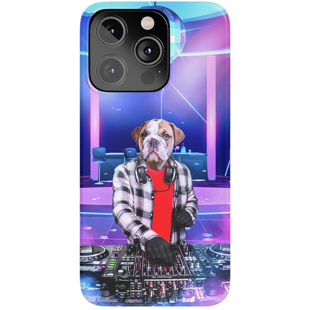 Funda para móvil personalizada &#39;El DJ masculino&#39;