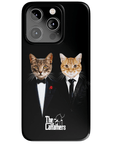 Funda personalizada para teléfono con 2 mascotas 'The Catfathers'