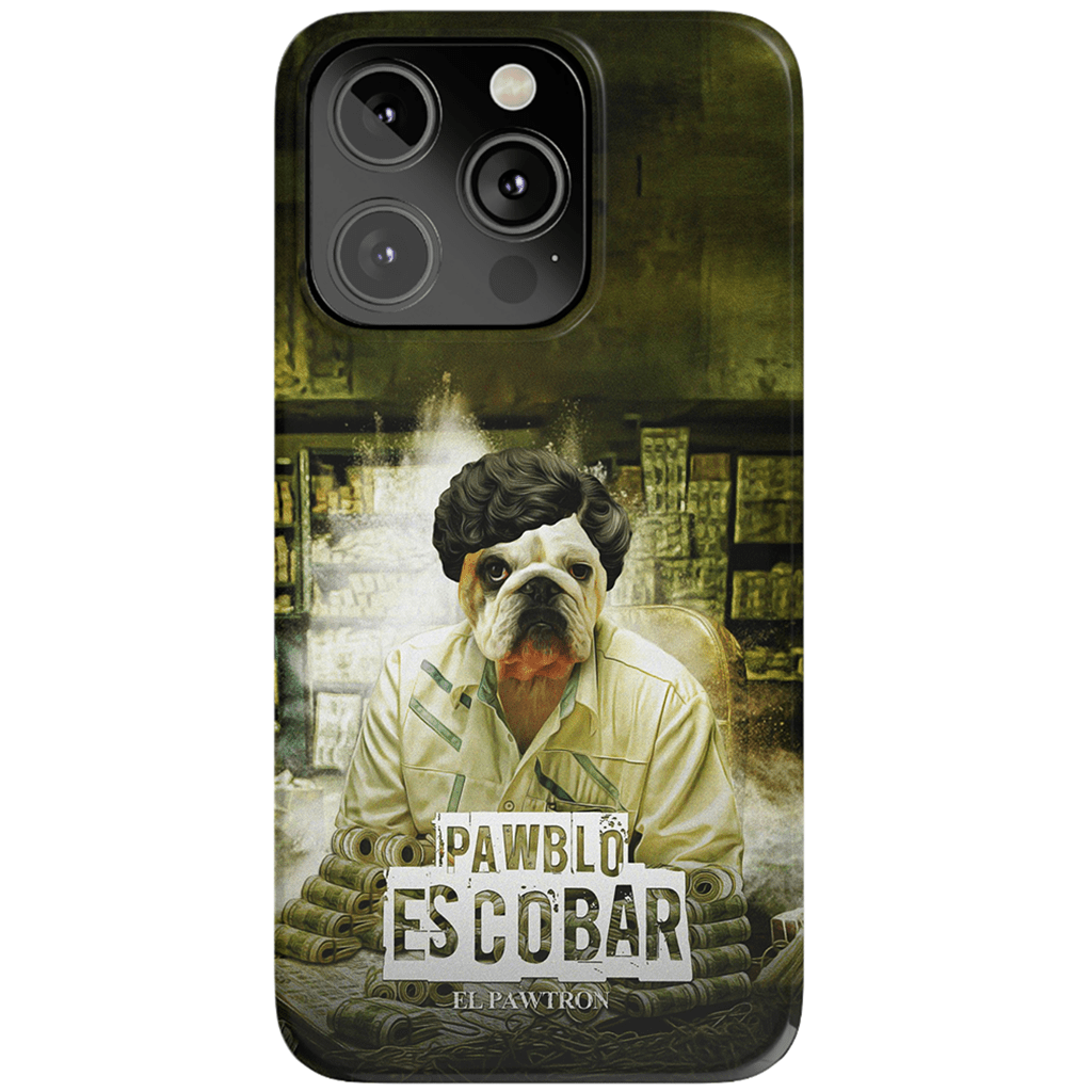 Funda para móvil personalizada &#39;Pawblo Escobar&#39;