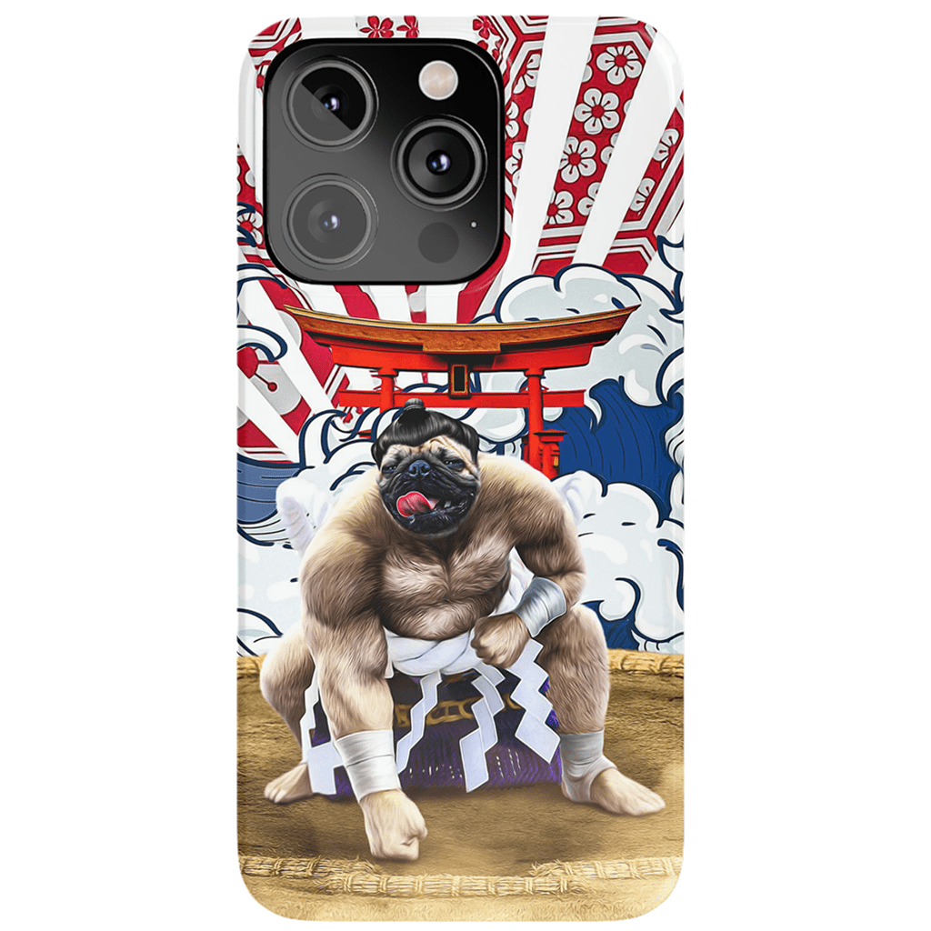 Funda para móvil personalizada &#39;El luchador de sumo&#39;