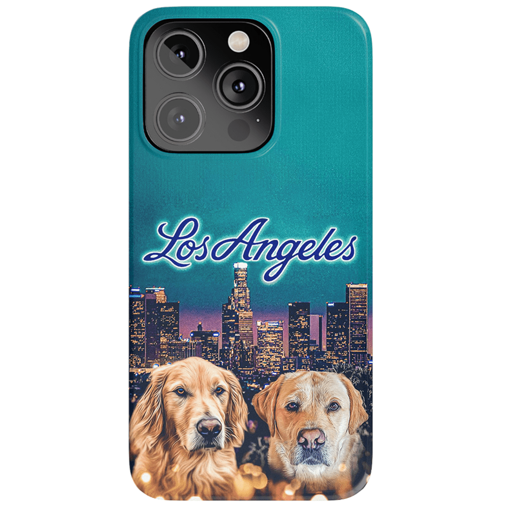 Funda para móvil personalizada &#39;Doggos de Los Ángeles&#39;