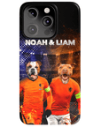 Funda personalizada para teléfono con 2 mascotas 'Holland Doggos'