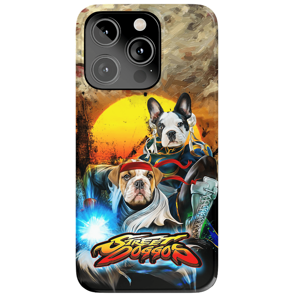 &#39;Street Doggos 2&#39; Funda personalizada para teléfono con 2 mascotas