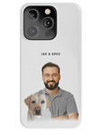 Funda moderna personalizada para teléfono para mascotas y humanos