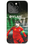 Funda para teléfono personalizada 'Wales Doggos Soccer'