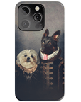 Funda personalizada para teléfono con 2 mascotas 'Duque y Duquesa'