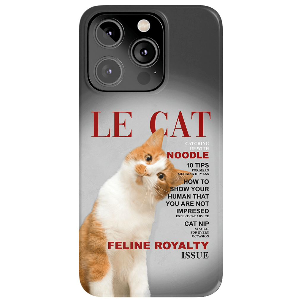 Funda para móvil personalizada &#39;Le Cat&#39;