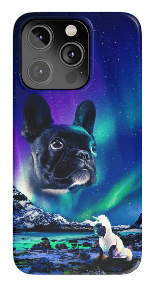 Funda para móvil personalizada &#39;Majestic Northern Lights&#39;