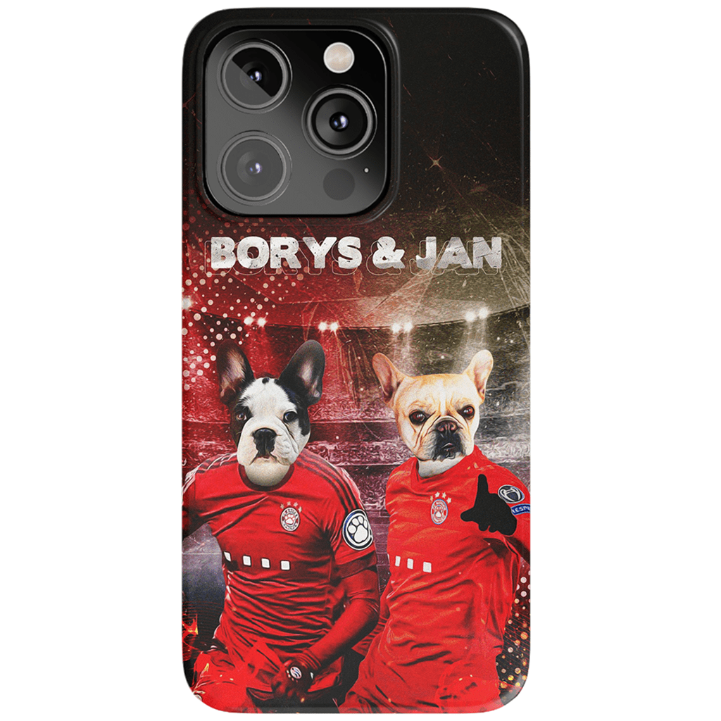 Funda personalizada para teléfono con 2 mascotas &#39;Poland Doggos&#39;