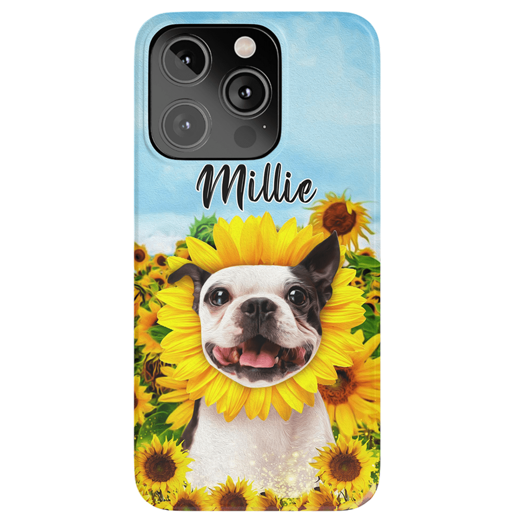 Funda para móvil personalizada &#39;El Girasol&#39;