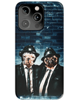 Funda personalizada para teléfono con 2 mascotas 'The Blues Doggos'