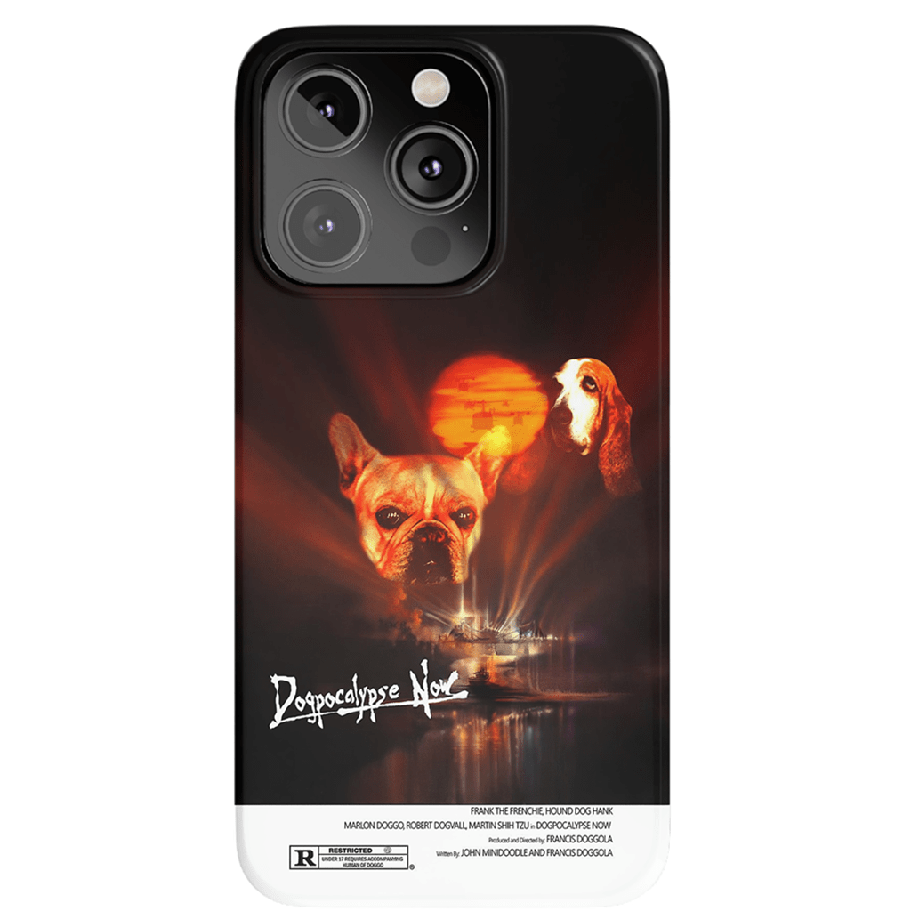 Funda personalizada para teléfono con 2 perros &#39;Dogpocalypse Now&#39;