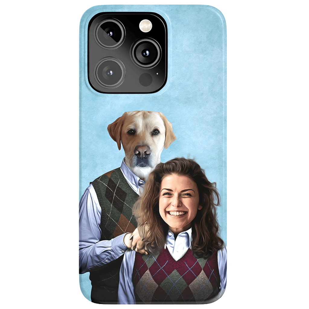 Funda para teléfono personalizada &#39;Step Doggo &amp;amp; Human (hembra)&#39;