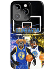 Funda personalizada para teléfono con 2 mascotas 'Golden State Doggos'