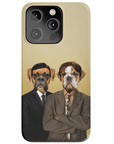 'The Woofice' Funda personalizada para teléfono con 2 mascotas